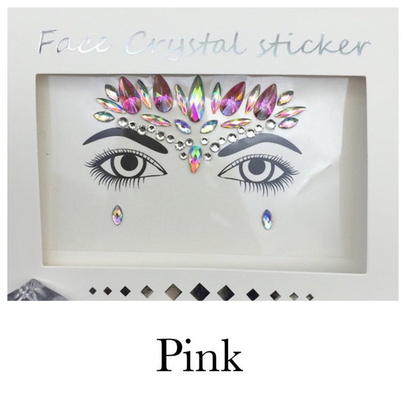 Rave Festival Crystal Rhinestone Face Jewels - Picture 11 of 16